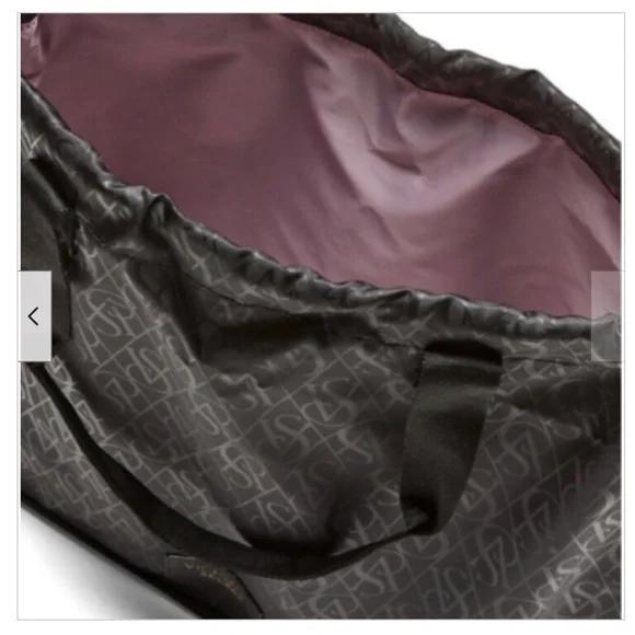 NWT Victoria's Secret Lightweight Packable Lined Tote Bag Beach Travel - Picture 6 of 6